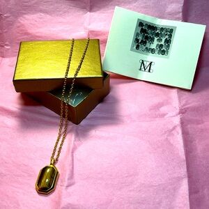 Tigers Eye Necklace from The Metropolitan Museum Of Art New York NIB